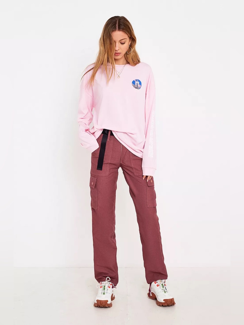 NWT UO Desire Long-Sleeve Skate T-Shirt M